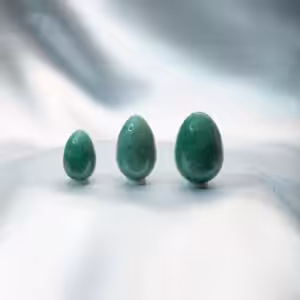 3er Set Yoni-Eier | Aventurin