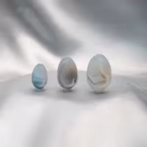 3er Set Yoni-Eier | Achat natur