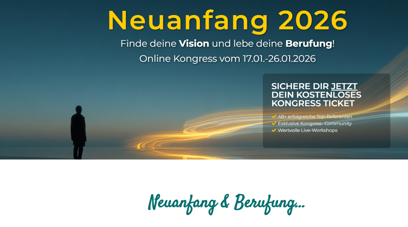 Kongress „Neuanfang 2026“